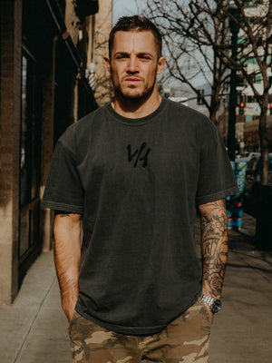 Win Where It Matters Most Tee | Vintage Washed Grey