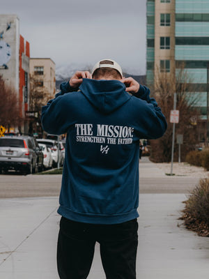 The Mission Hoodie | Navy Blue