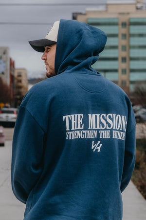 The Mission Hoodie | Navy Blue